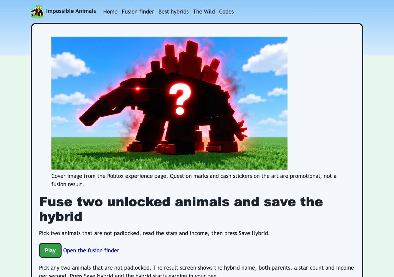 Screenshot of impossibleanimalsroblox.wiki taken by the zone census on 2026-10-13