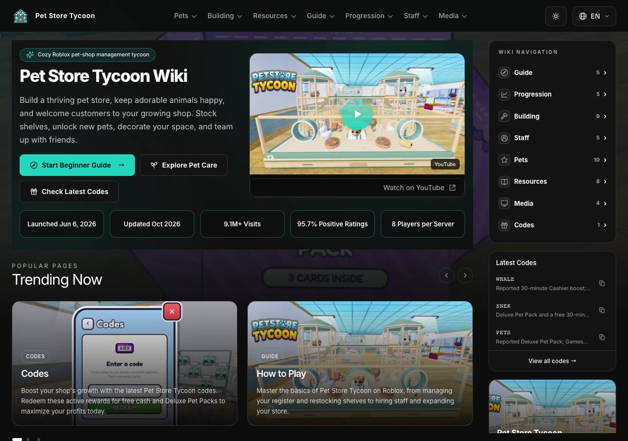 Screenshot of petstoretycoon-roblox.wiki taken by the zone census on 2026-10-13