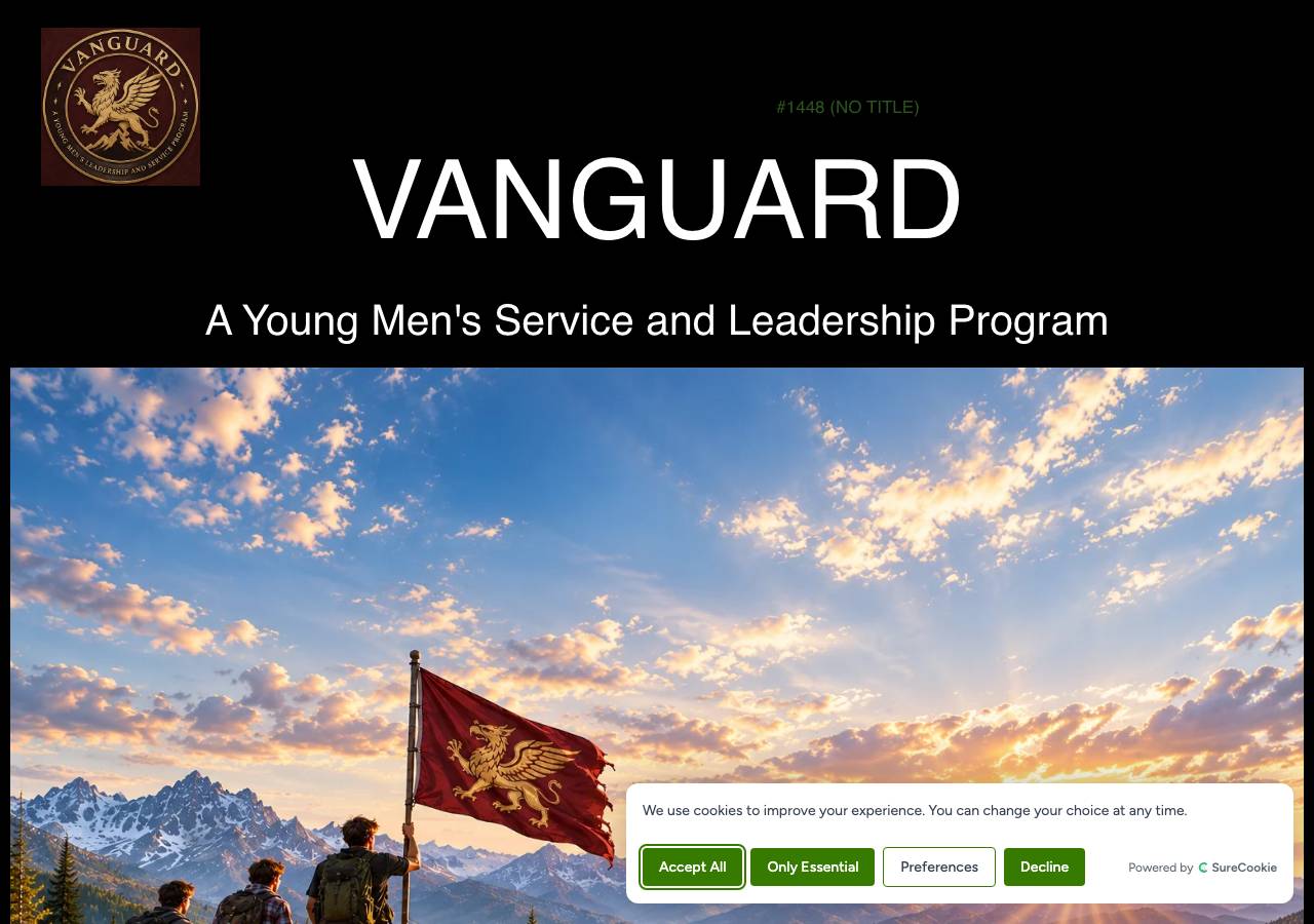 Screenshot of vanguardprogram.org taken by the zone census on 2026-10-13
