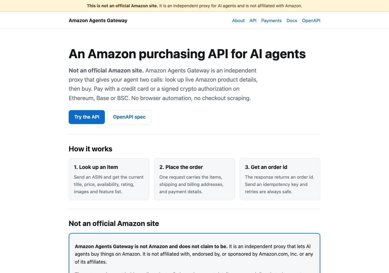 Screenshot of amazon-agents-gw.xyz taken by the zone census on 2026-10-15