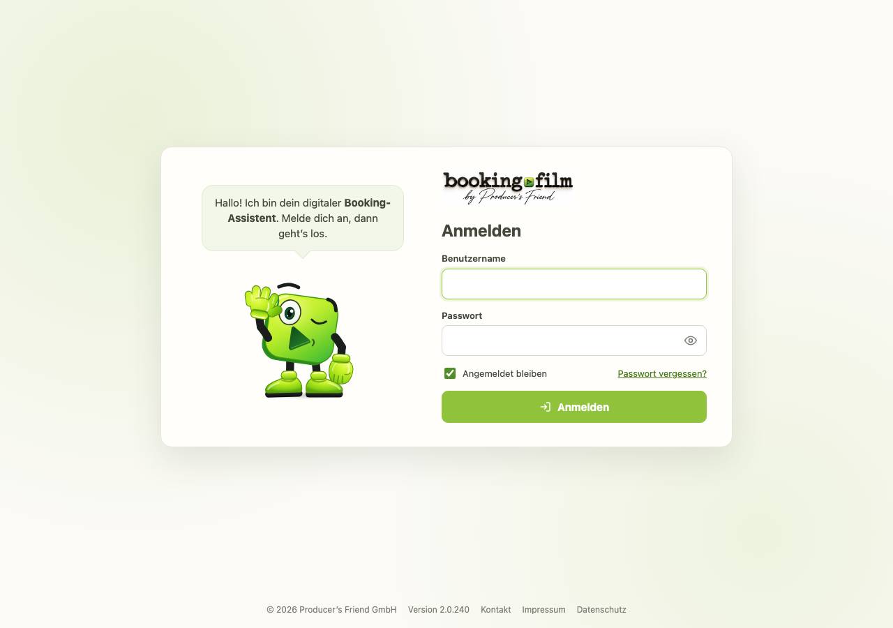 Screenshot of booking.film taken by the zone census on 2026-10-15