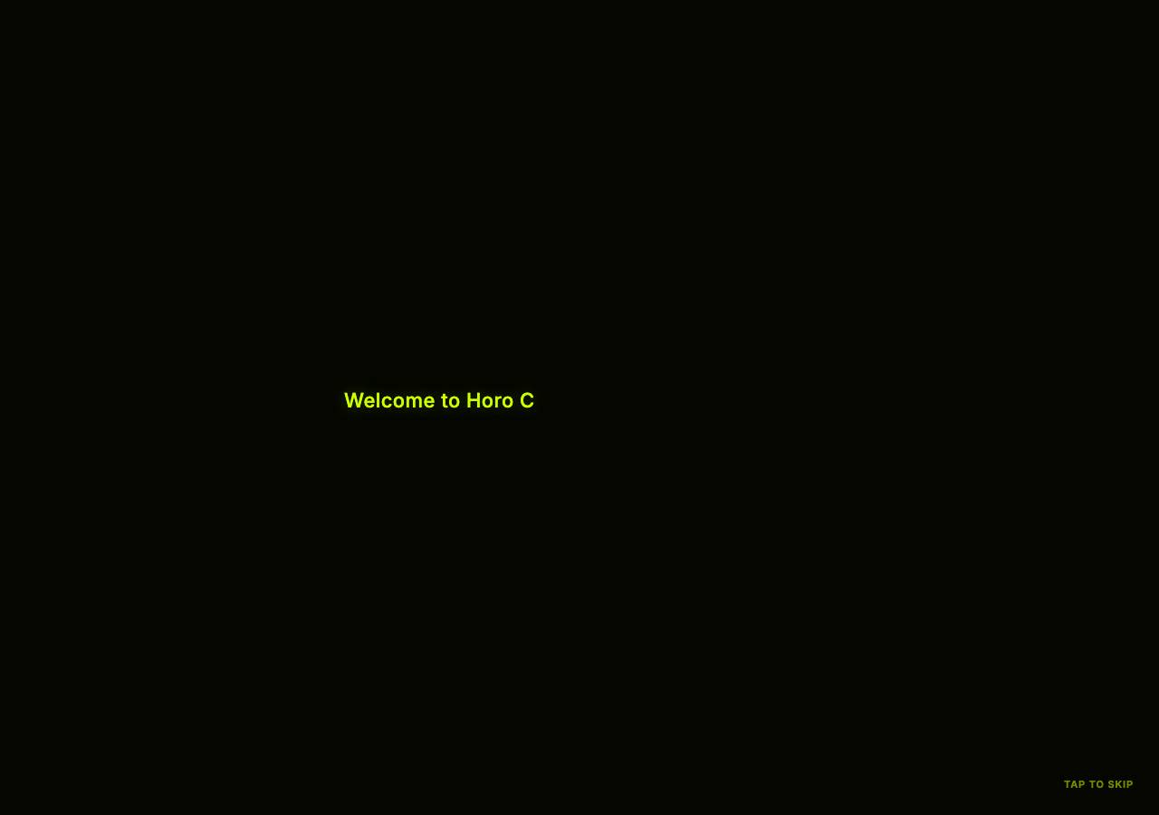 Screenshot of horocity.xyz taken by the zone census on 2026-10-15