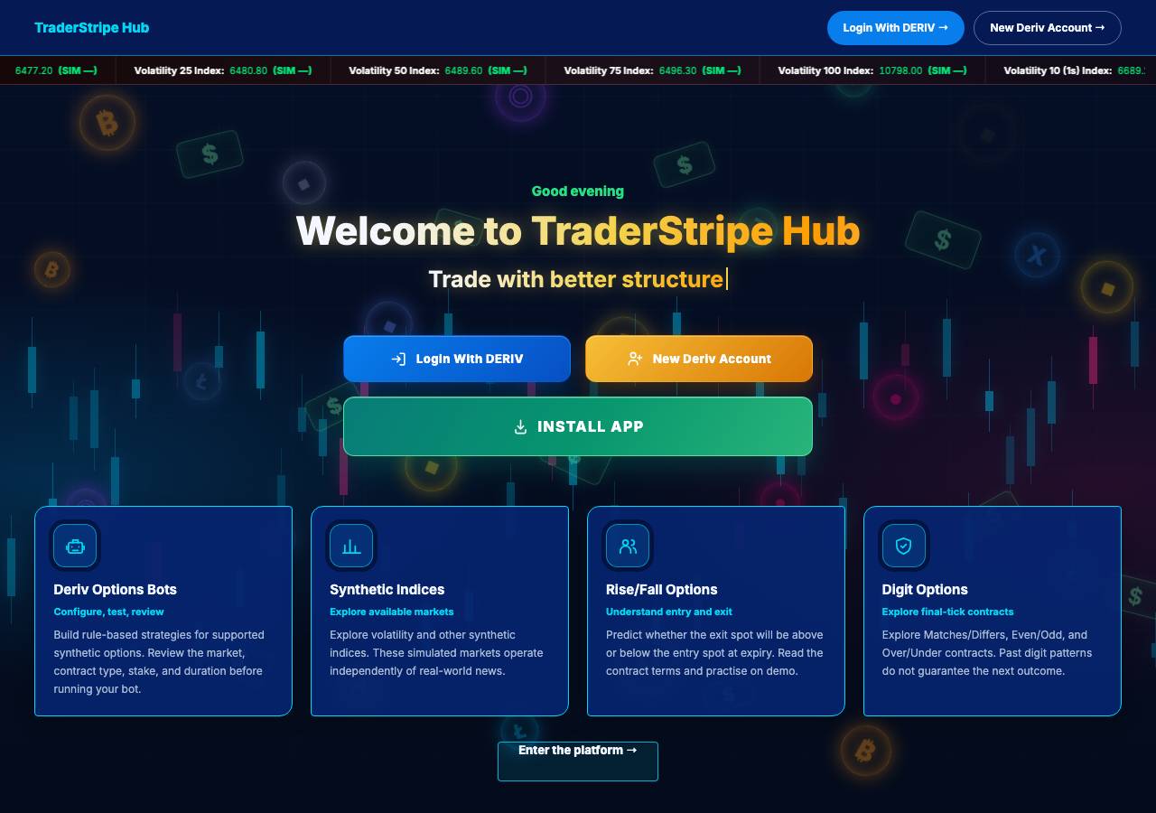 Screenshot of traderstripe.site taken by the zone census on 2026-10-15
