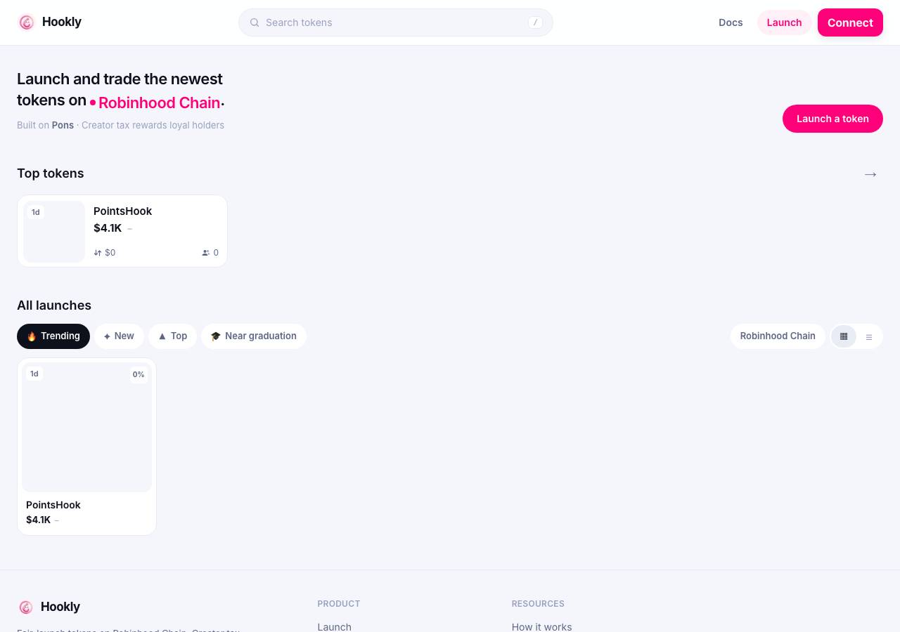Screenshot of usehookly.xyz taken by the zone census on 2026-10-15