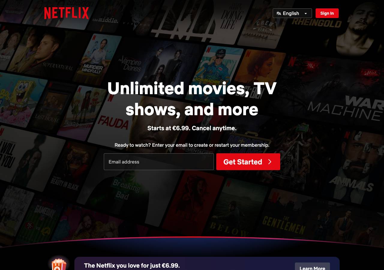 Screenshot of appartnetflix.com taken by the zone census on 2026-10-16