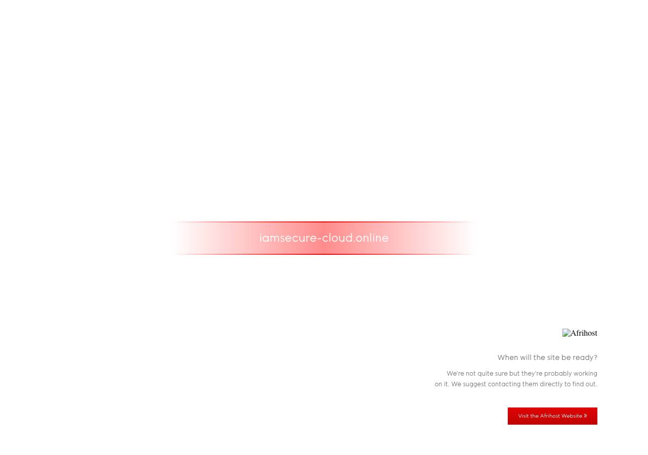 Screenshot of iamsecure-cloud.online taken by the zone census on 2026-10-16
