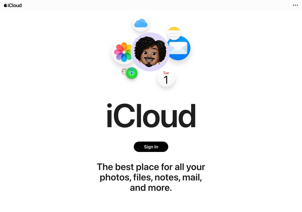 Screenshot of icloud-on.support taken by the zone census on 2026-10-16