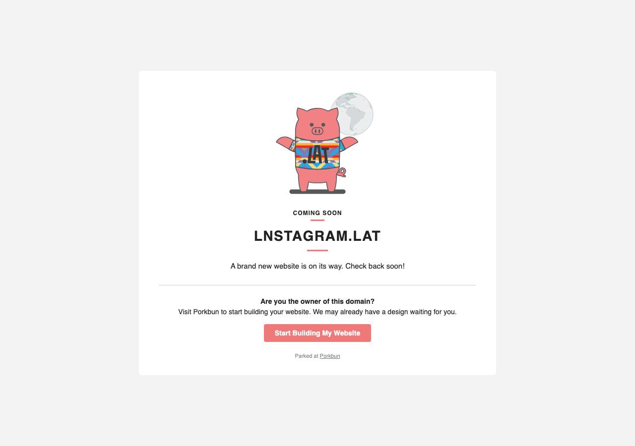 Screenshot of lnstagram.lat taken by the zone census on 2026-10-16