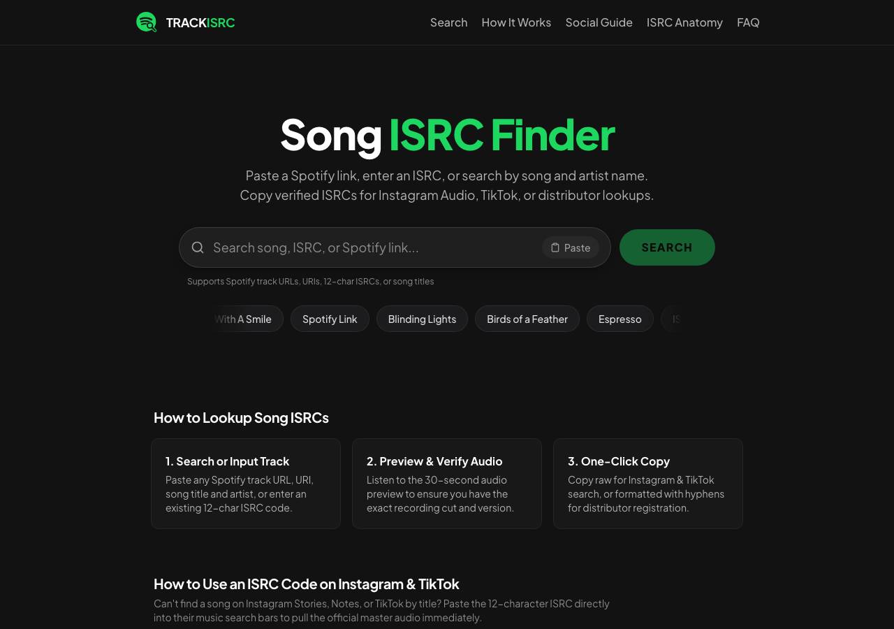 Screenshot of trackisrc.com taken by the zone census on 2026-10-16