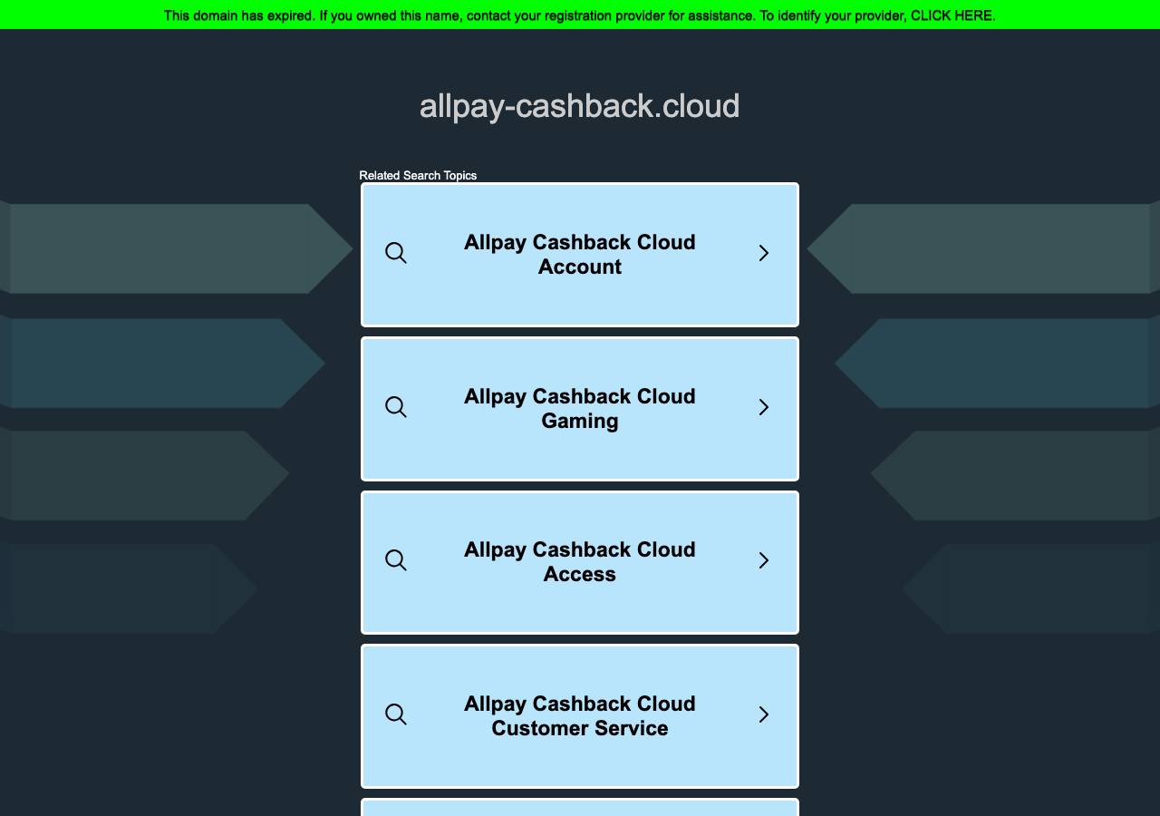 Screenshot of allpay-cashback.cloud taken by the zone census on 2026-10-17