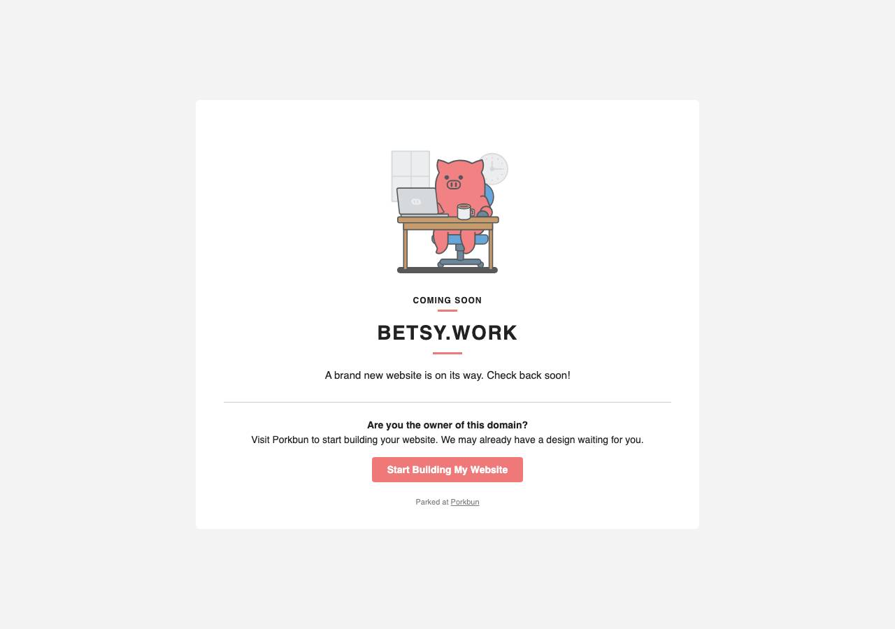 Screenshot of betsy.work taken by the zone census on 2026-10-17