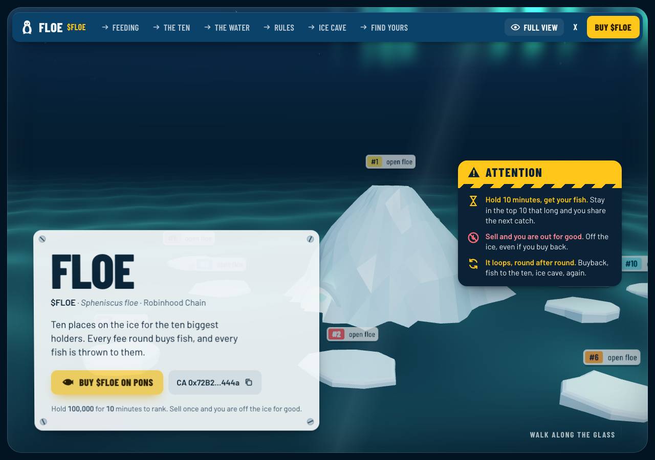 Screenshot of floepenguin.fun taken by the zone census on 2026-10-17