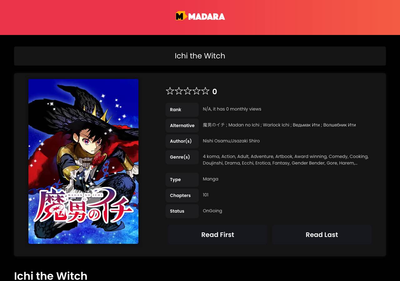 Screenshot of ichiwitch.top taken by the zone census on 2026-10-17