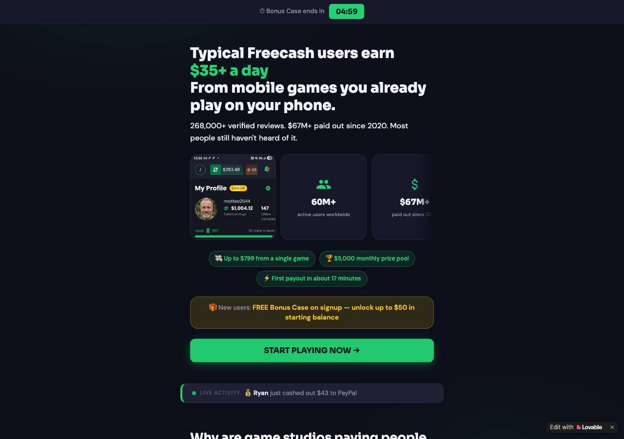 Screenshot of rewardspalace.app taken by the zone census on 2026-10-17