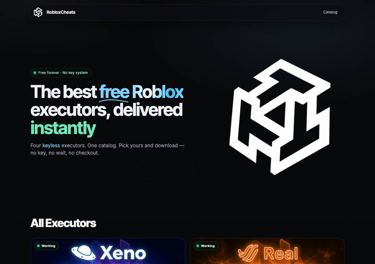 Screenshot of robloxcheats.space taken by the zone census on 2026-10-17