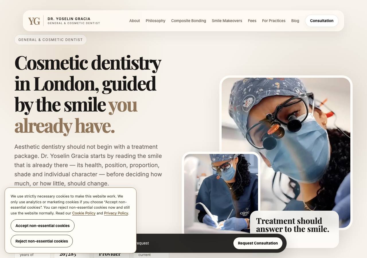 Screenshot of smilefidelity.com taken by the zone census on 2026-10-17