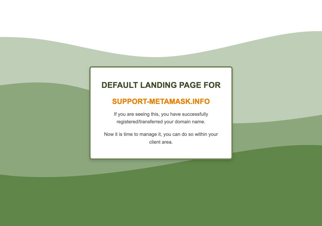 Screenshot of support-metamask.info taken by the zone census on 2026-10-17