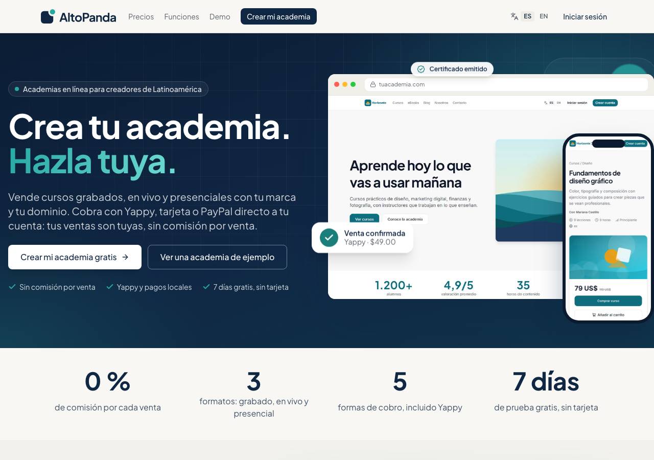 Screenshot of altopanda.com taken by the zone census on 2026-10-19