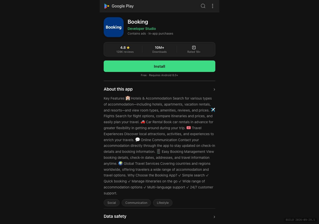 Screenshot of boking.pro taken by the zone census on 2026-10-19
