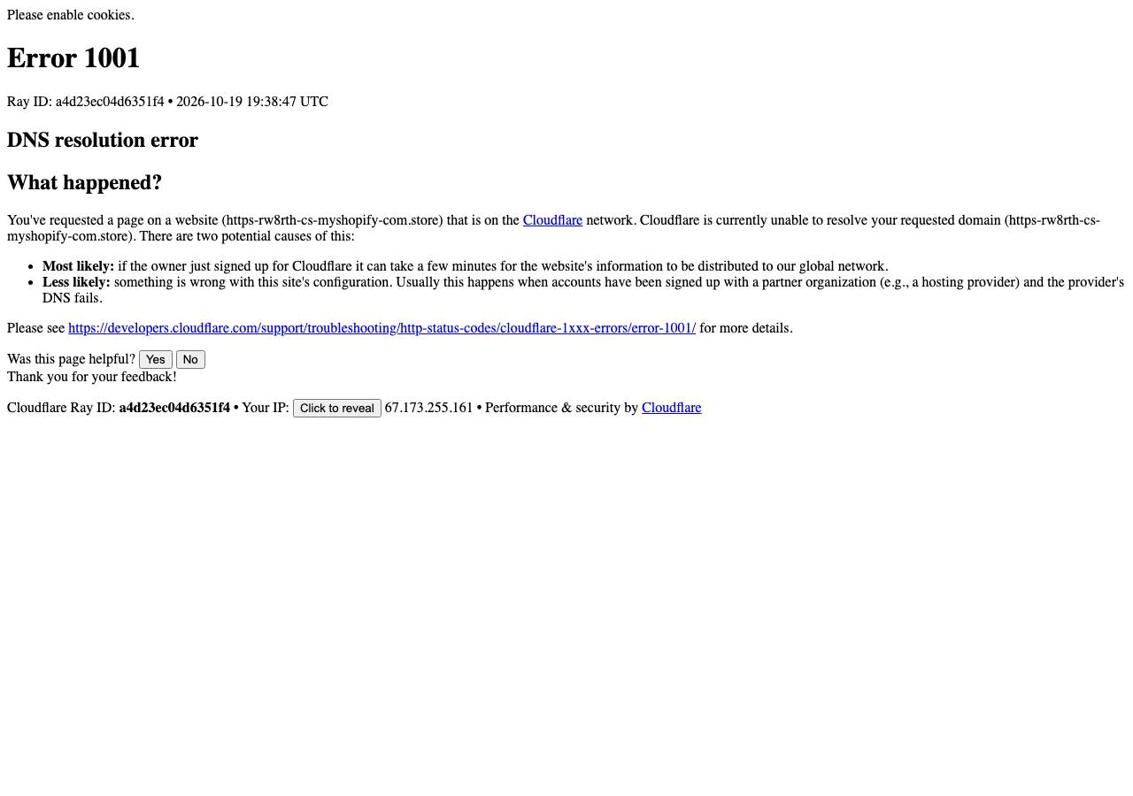 Screenshot of https-rw8rth-cs-myshopify-com.store taken by the zone census on 2026-10-19