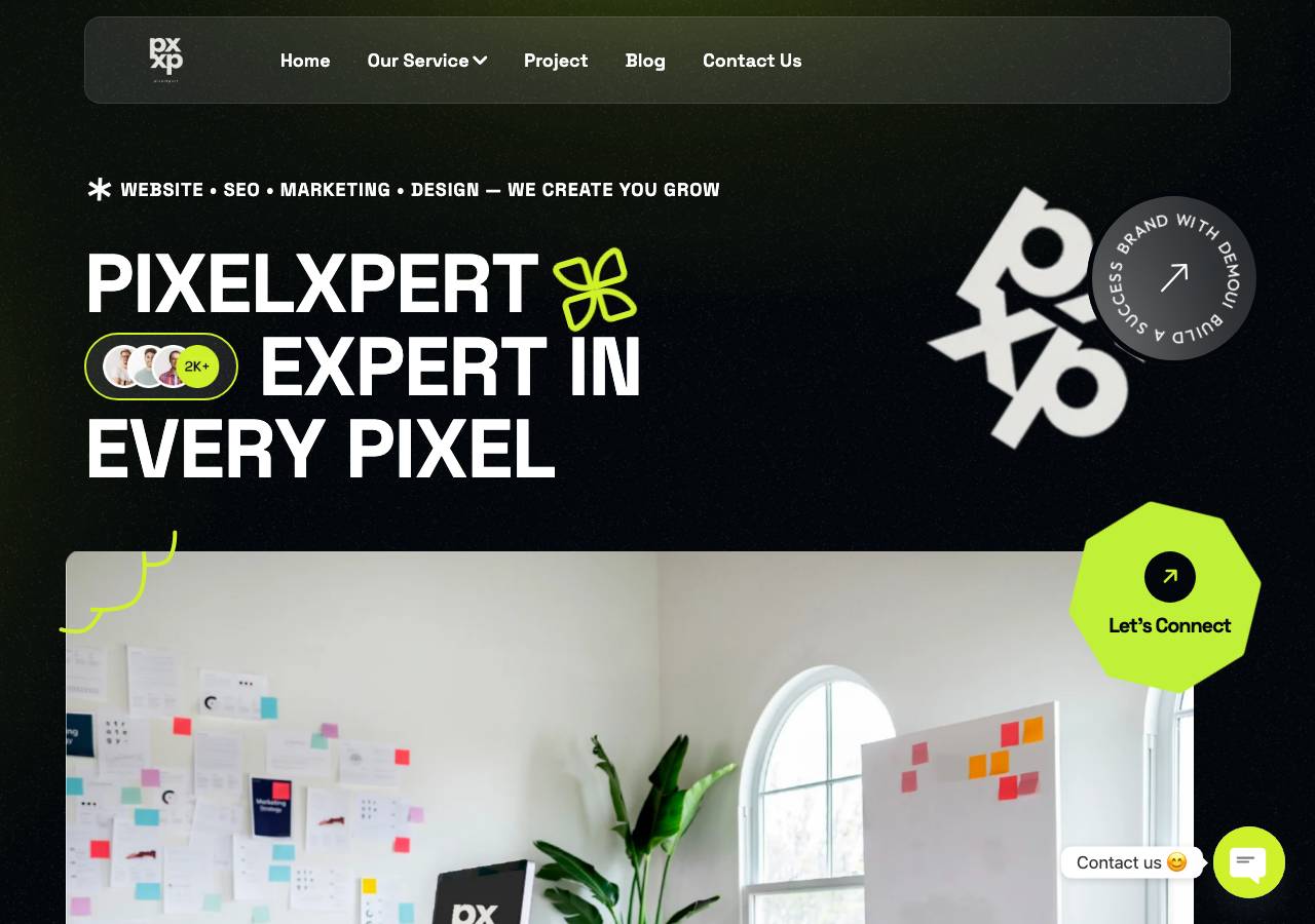 Screenshot of pixelxpert.xyz taken by the zone census on 2026-10-19