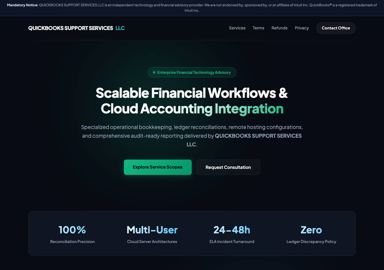 Screenshot of quickbooksupport.tech taken by the zone census on 2026-10-19