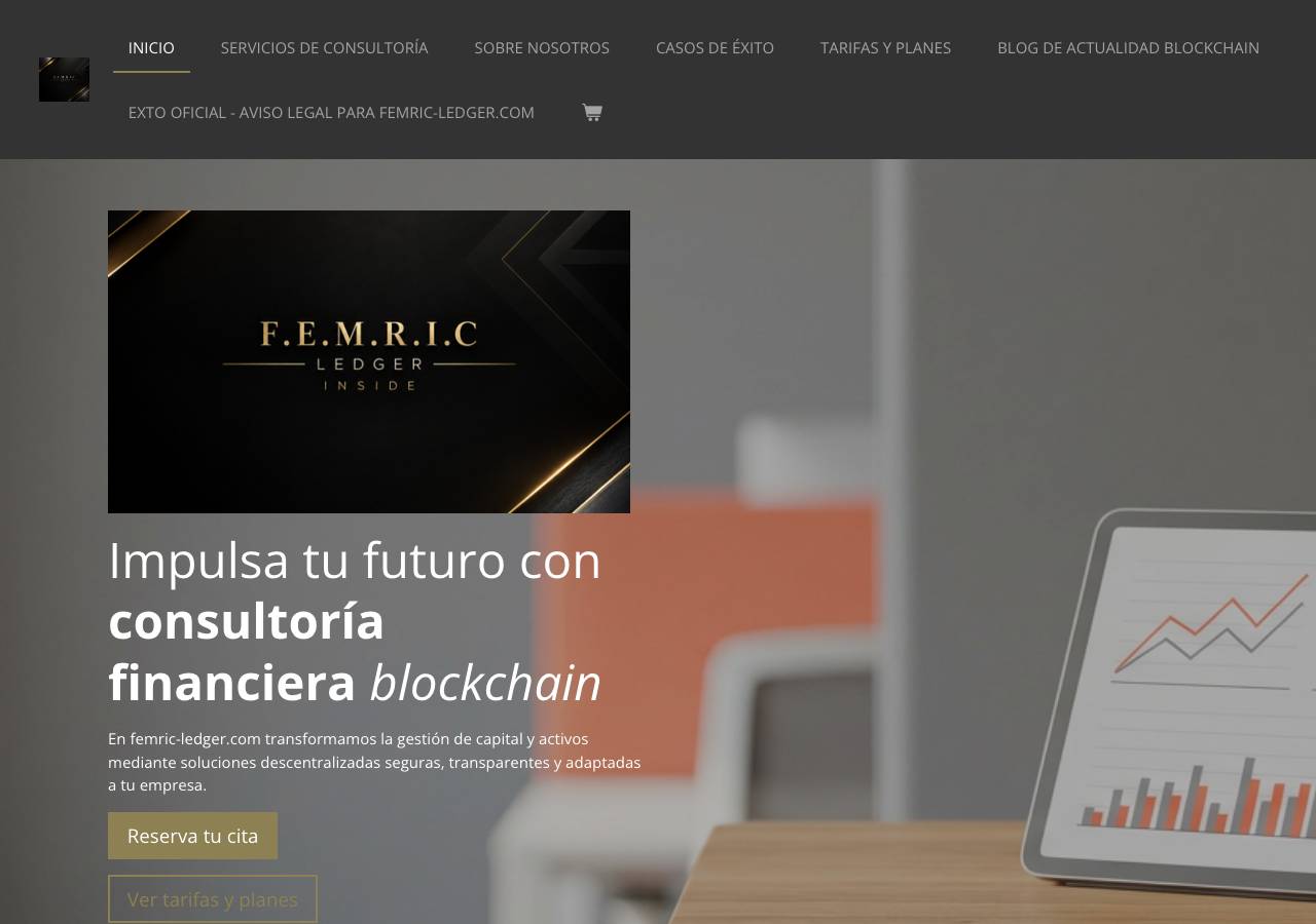 Screenshot of femric-ledger.com taken by the zone census on 2026-10-20