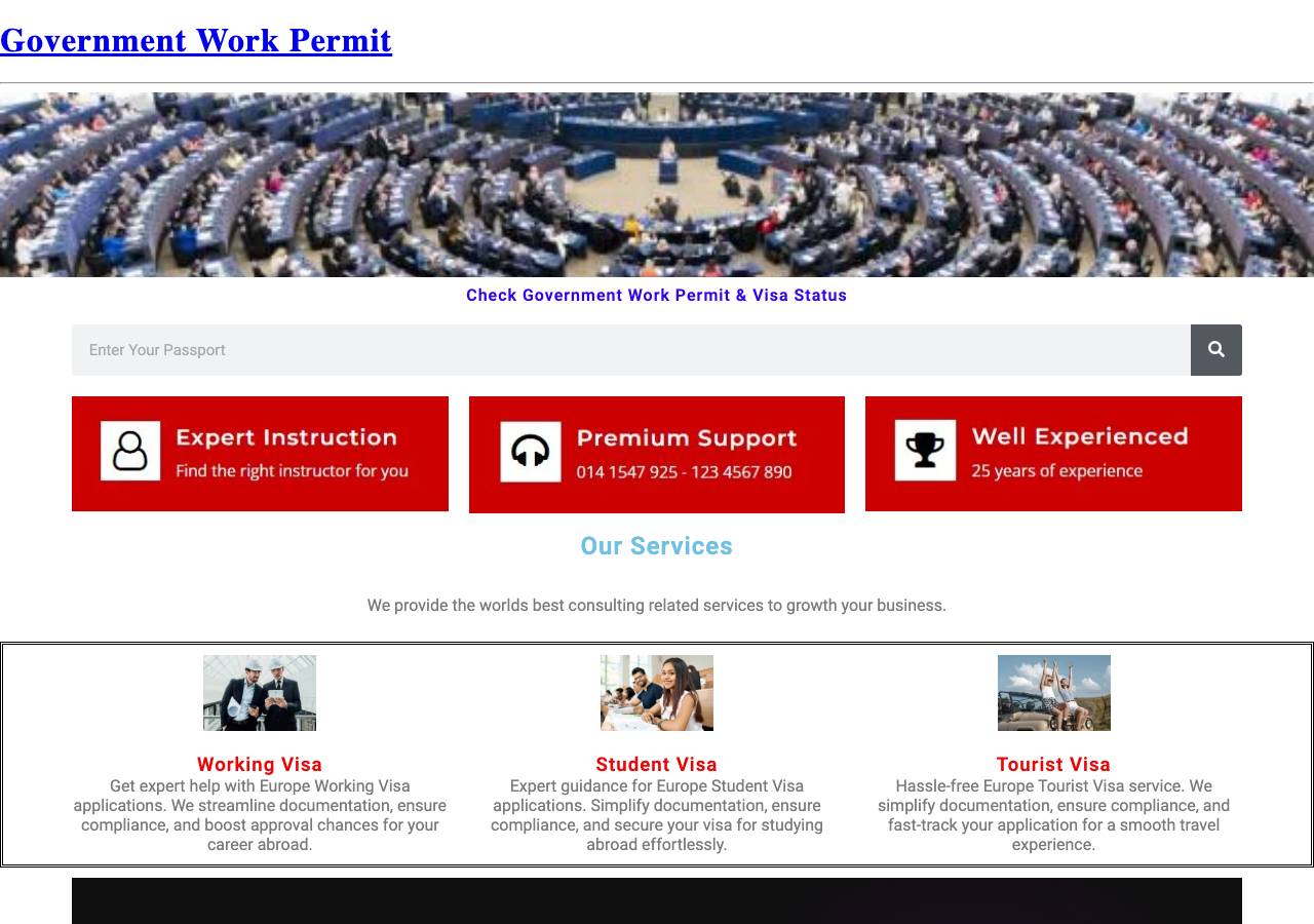 Screenshot of govworkpermitau.online taken by the zone census on 2026-10-20