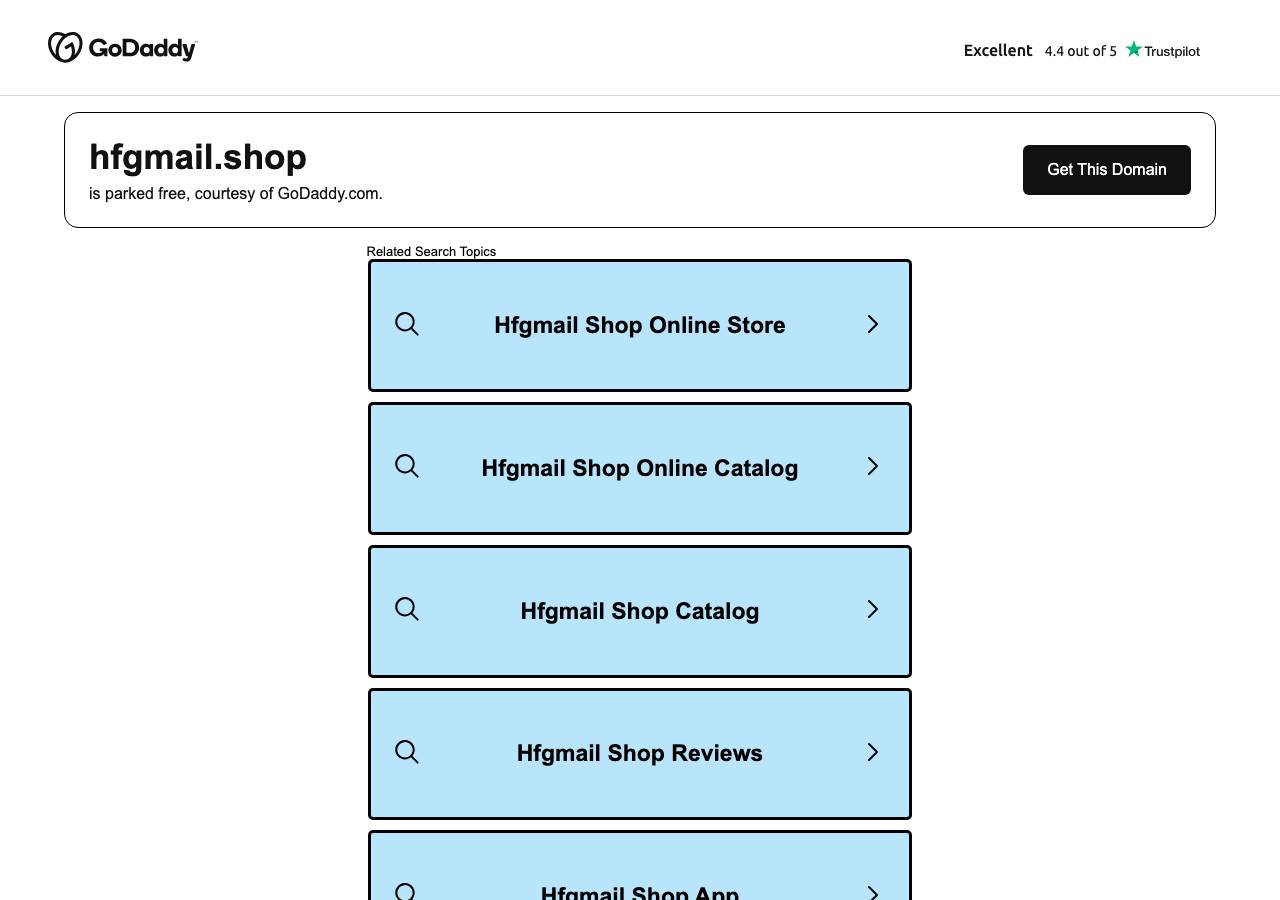 Screenshot of hfgmail.shop taken by the zone census on 2026-10-20