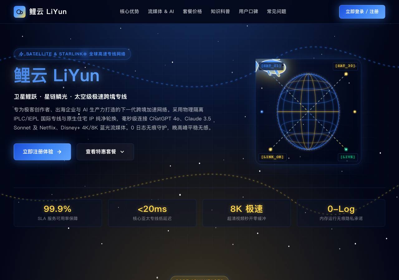 Screenshot of liyuncloud.top taken by the zone census on 2026-10-20