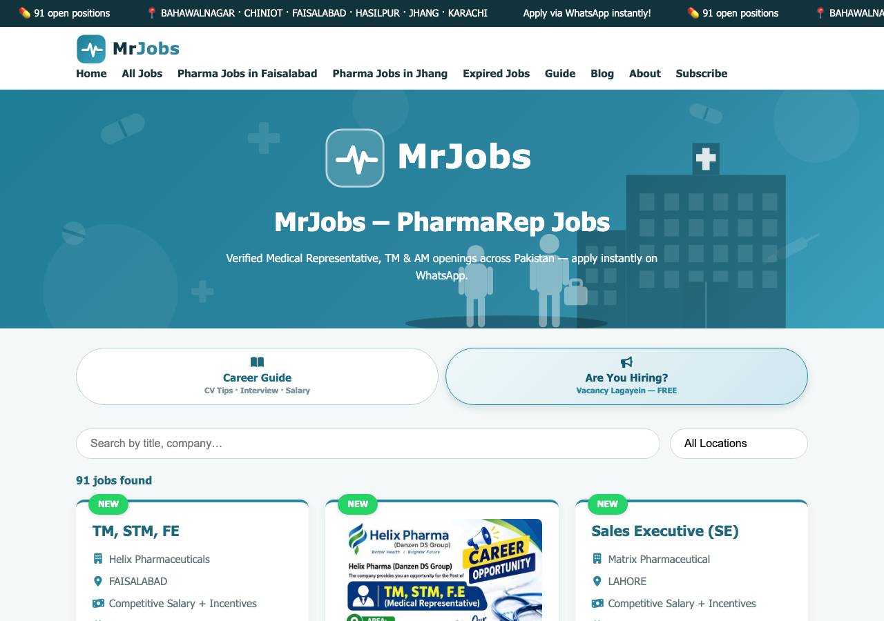Screenshot of mrjobs.top taken by the zone census on 2026-10-20