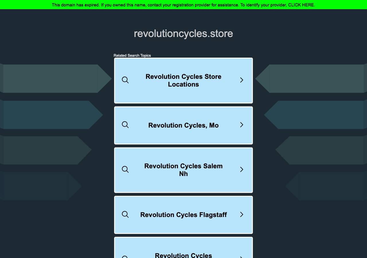 Screenshot of revolutioncycles.store taken by the zone census on 2026-10-20