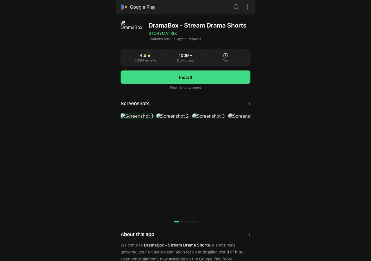 Screenshot of dramaxbox.top taken by the zone census on 2026-10-21