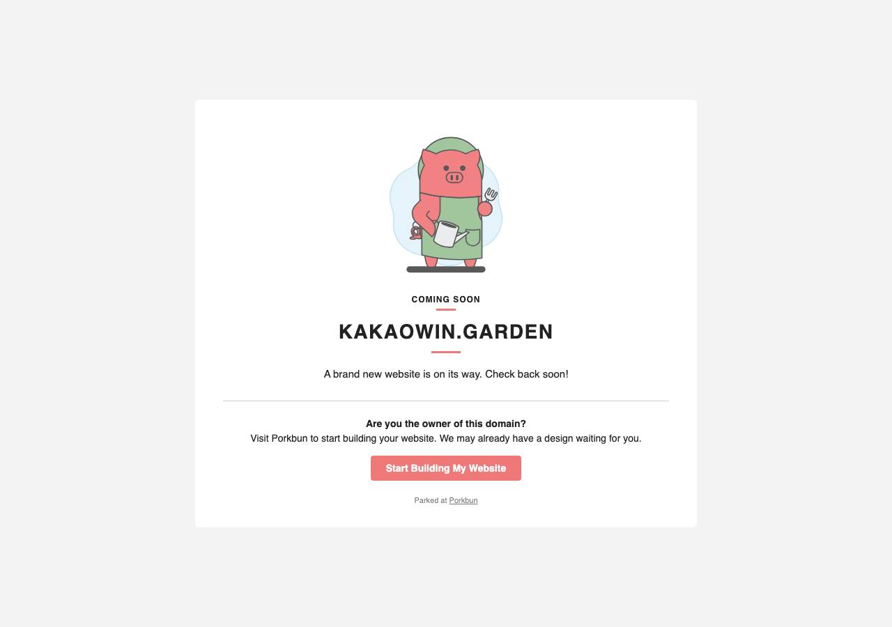 Screenshot of kakaowin.garden taken by the zone census on 2026-10-21