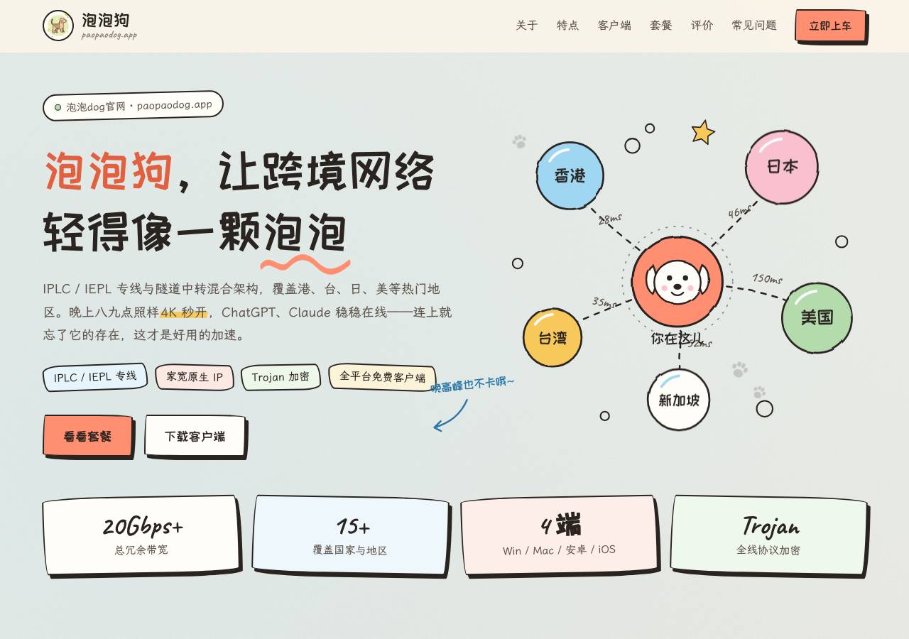 Screenshot of paopaodog.app taken by the zone census on 2026-10-21