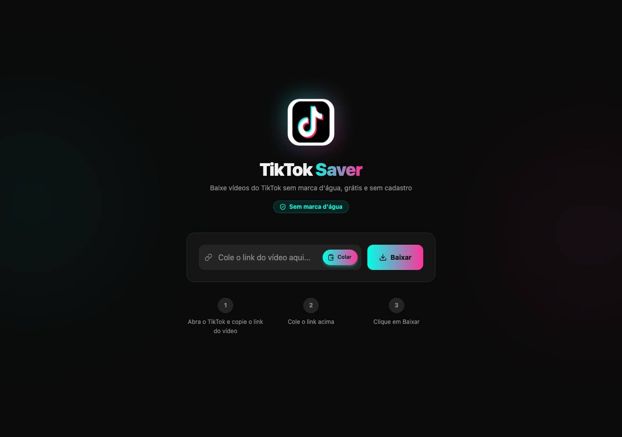Screenshot of tiktoksaver.app taken by the zone census on 2026-10-21