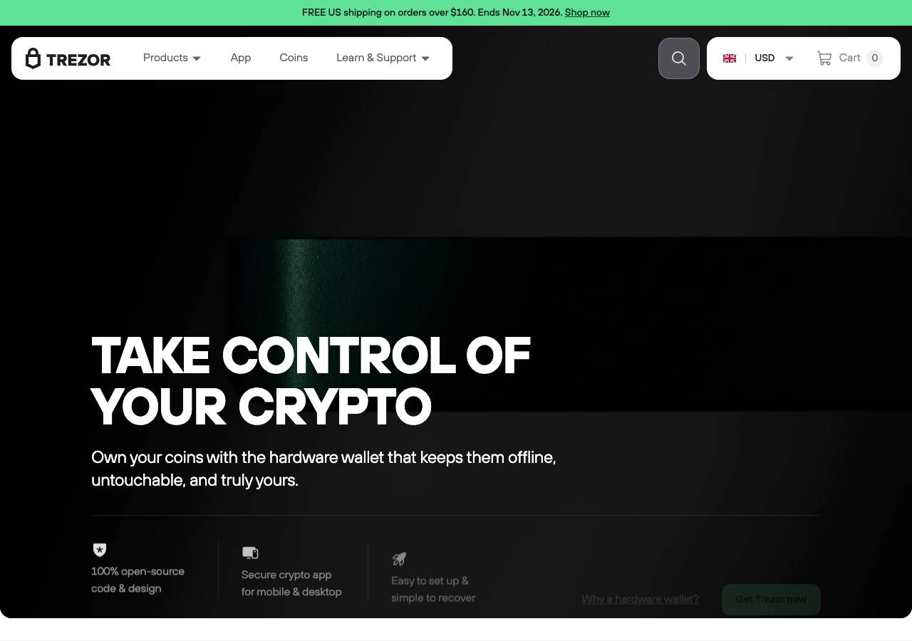 Screenshot of trezor-v2.ink taken by the zone census on 2026-10-21