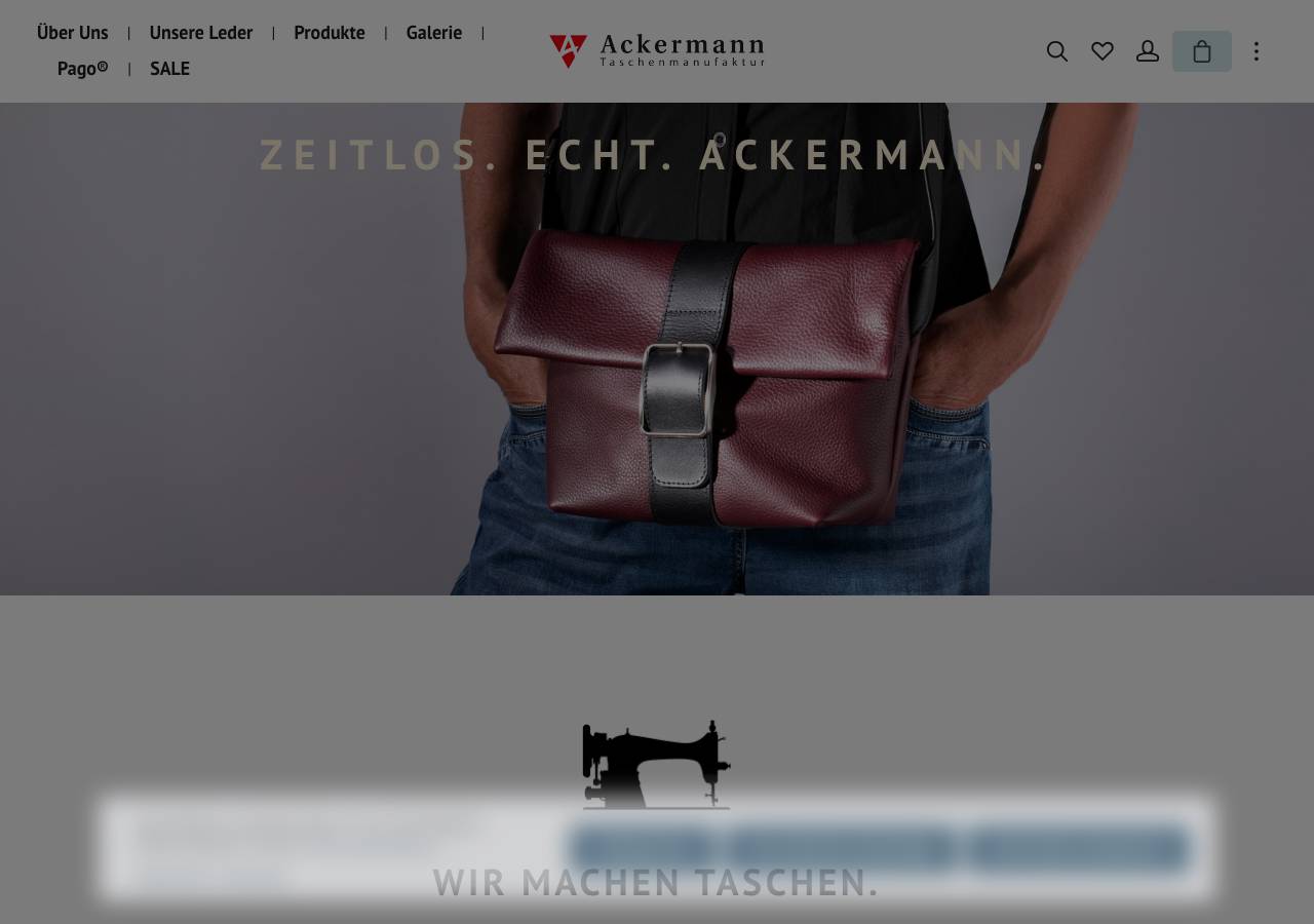 Screenshot of ackermann-leder.business taken by the zone census on 2026-10-22
