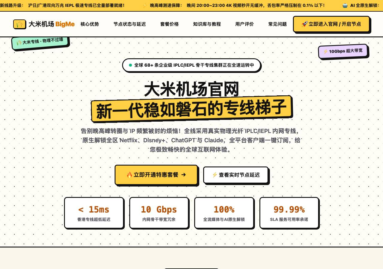 Screenshot of bigme-jichang.cyou taken by the zone census on 2026-10-22