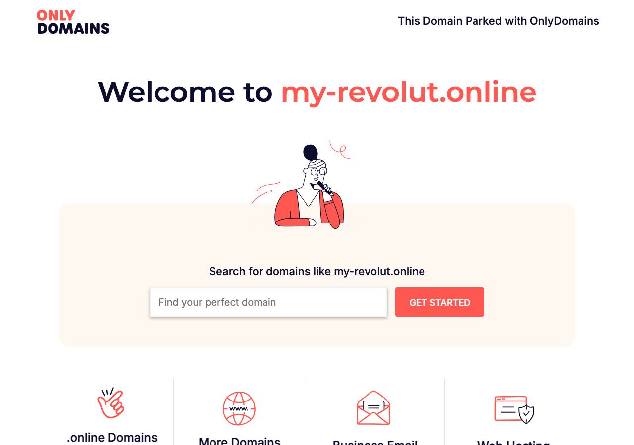 Screenshot of my-revolut.online taken by the zone census on 2026-10-22