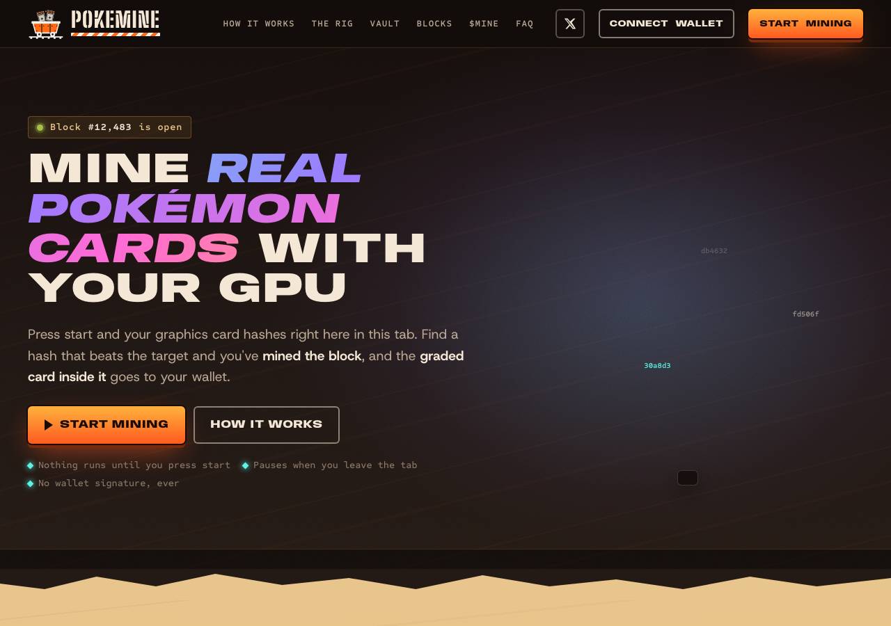 Screenshot of pokeminer.fun taken by the zone census on 2026-10-22