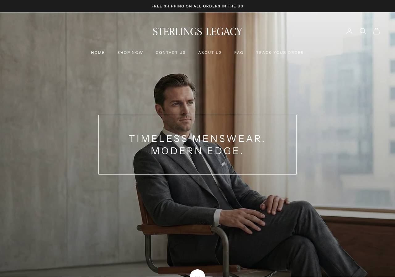 Screenshot of sterling-legacy.net taken by the zone census on 2026-10-22