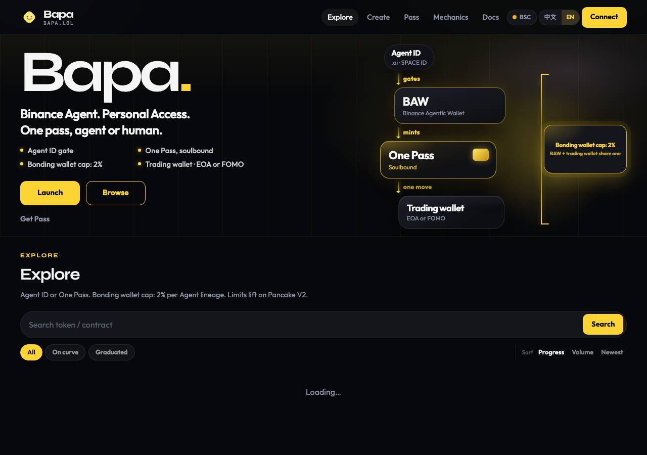 Screenshot of bapa.lol taken by the zone census on 2026-10-23