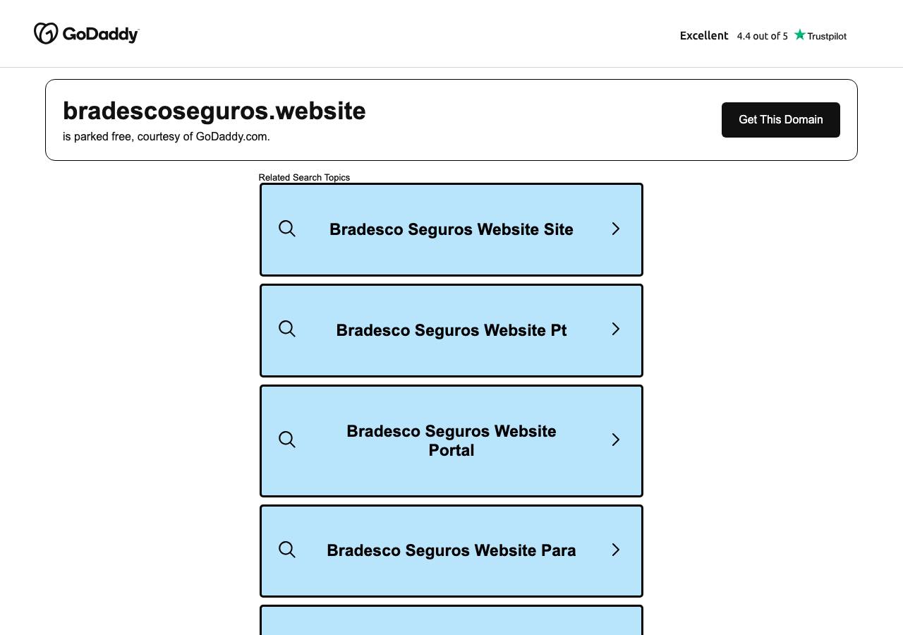 Screenshot of bradescoseguros.website taken by the zone census on 2026-10-23