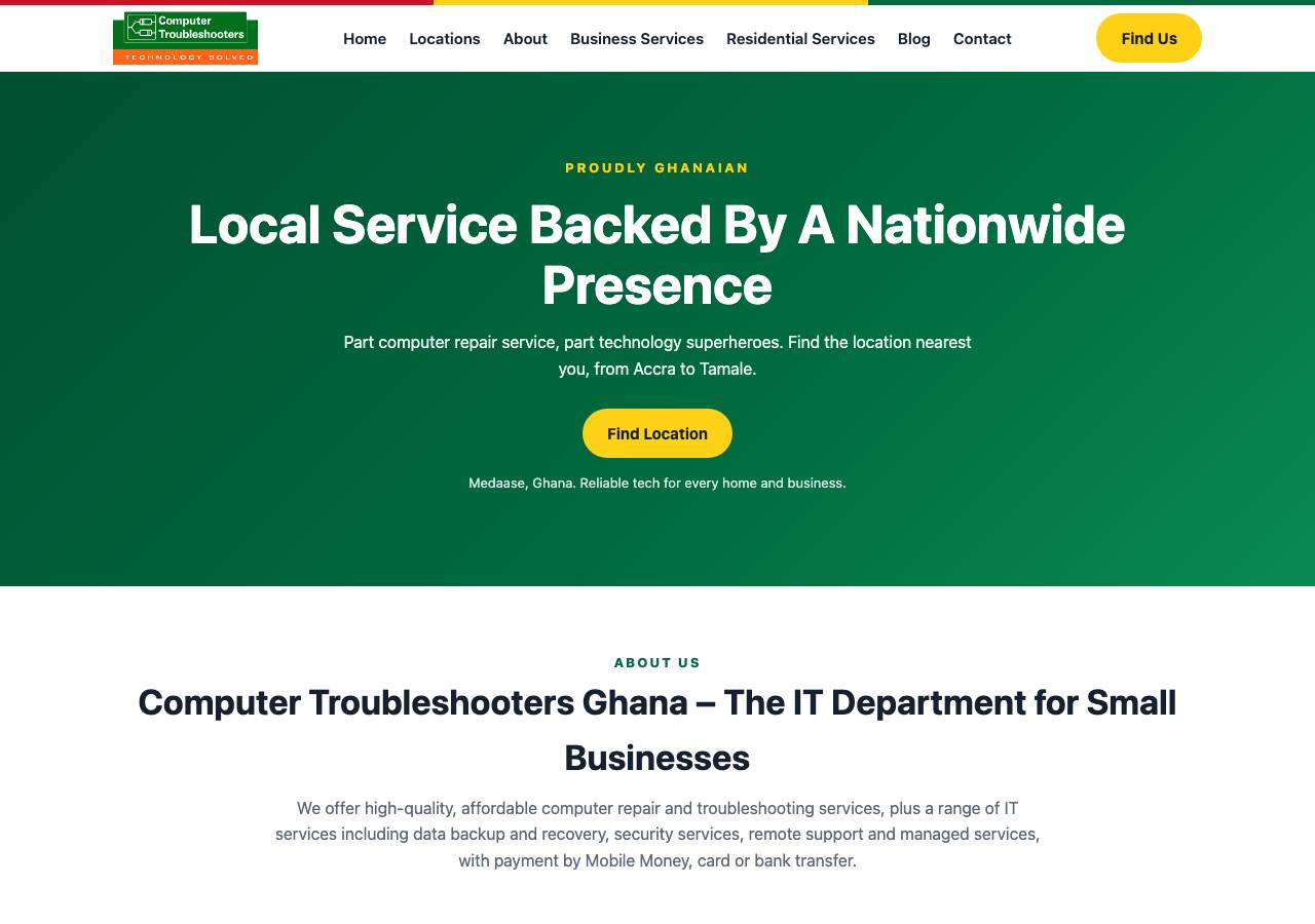 Screenshot of comptroub-gh.com taken by the zone census on 2026-10-23