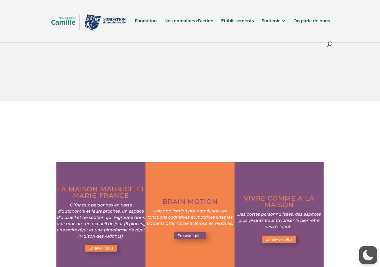 Screenshot of fondation-hopitaux-catho.org taken by the zone census on 2026-10-23