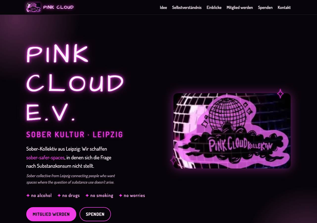 Screenshot of pink-cloud.org taken by the zone census on 2026-10-23