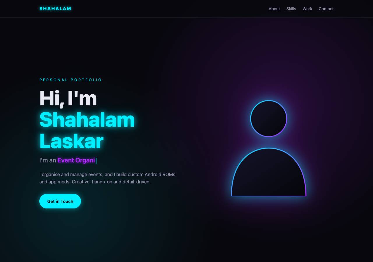 Screenshot of shahalamlaskar.click taken by the zone census on 2026-10-23