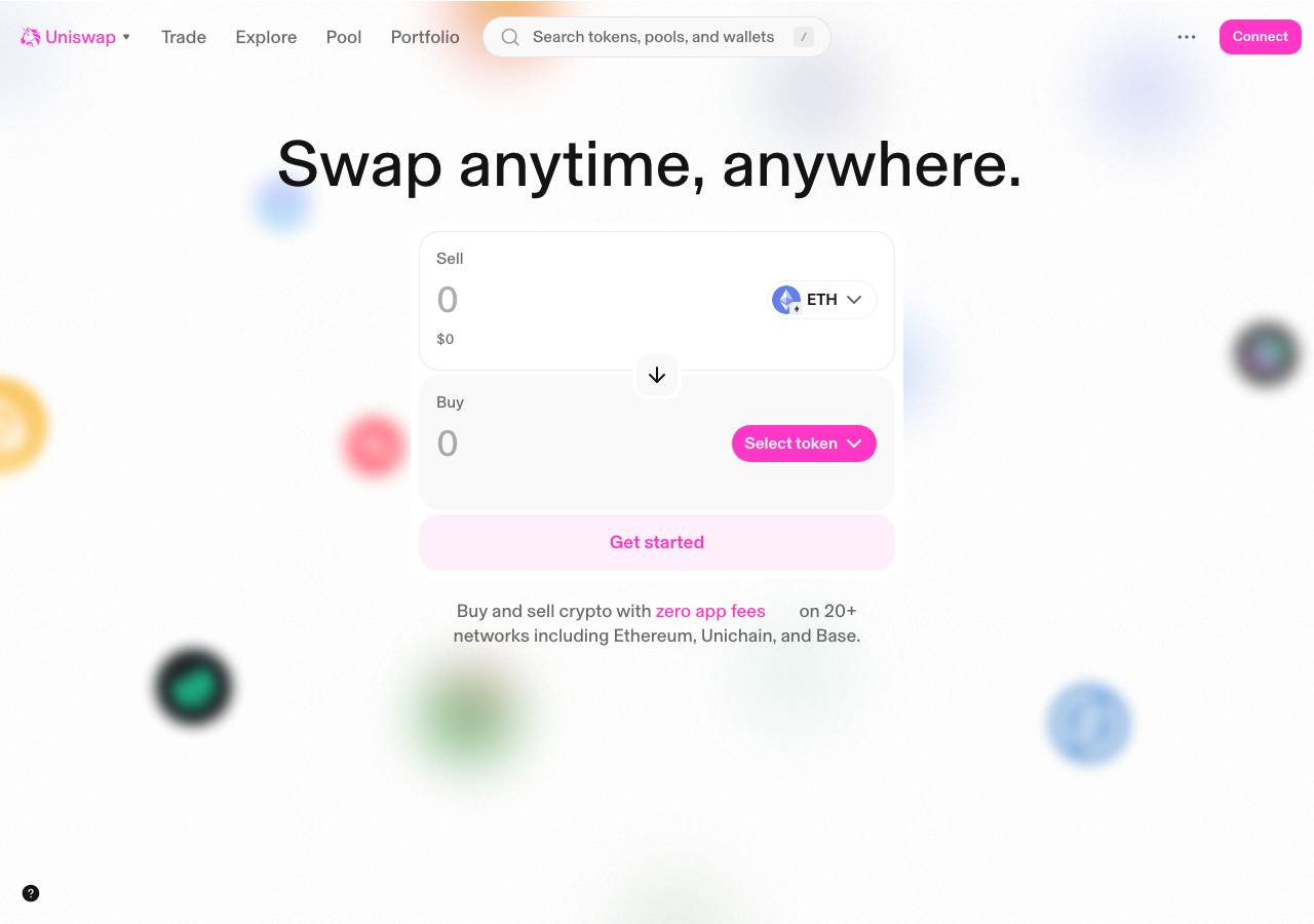 Screenshot of uniswap-v3.org taken by the zone census on 2026-10-23