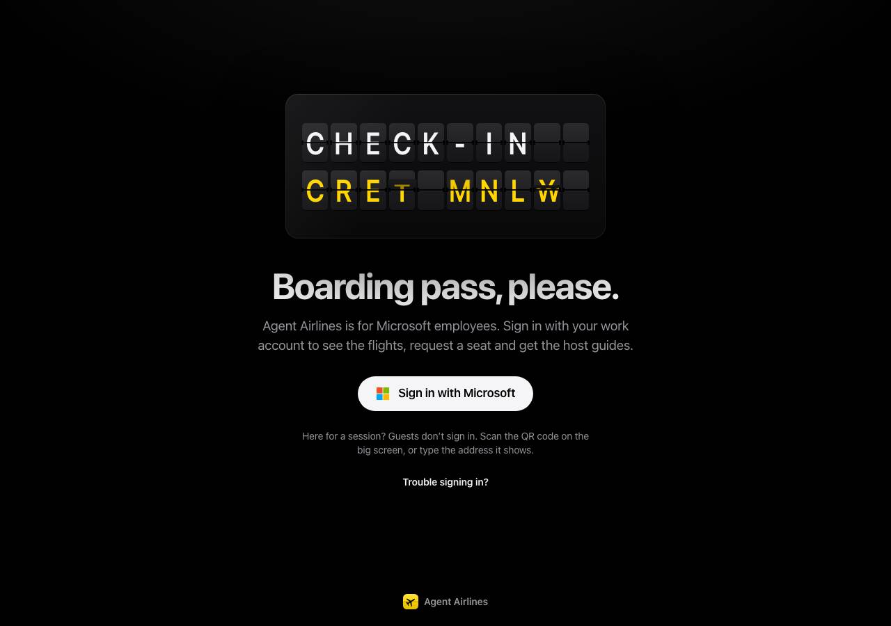 Screenshot of agentairlines.com taken by the zone census on 2026-10-24